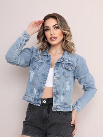 Jaqueta Feminina Jeans