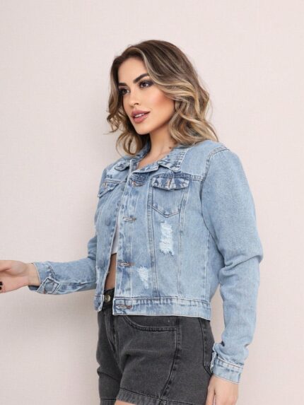 Jaqueta Feminina Jeans