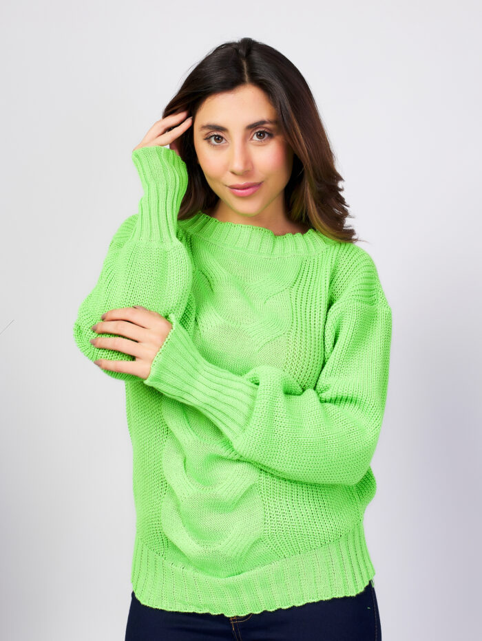 Blusa Feminina Feita de Tricô para o Frio