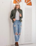 Jaqueta Feminina Puffer de Inverno