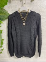 Blusa Feminina Feita de Tricô para o Frio
