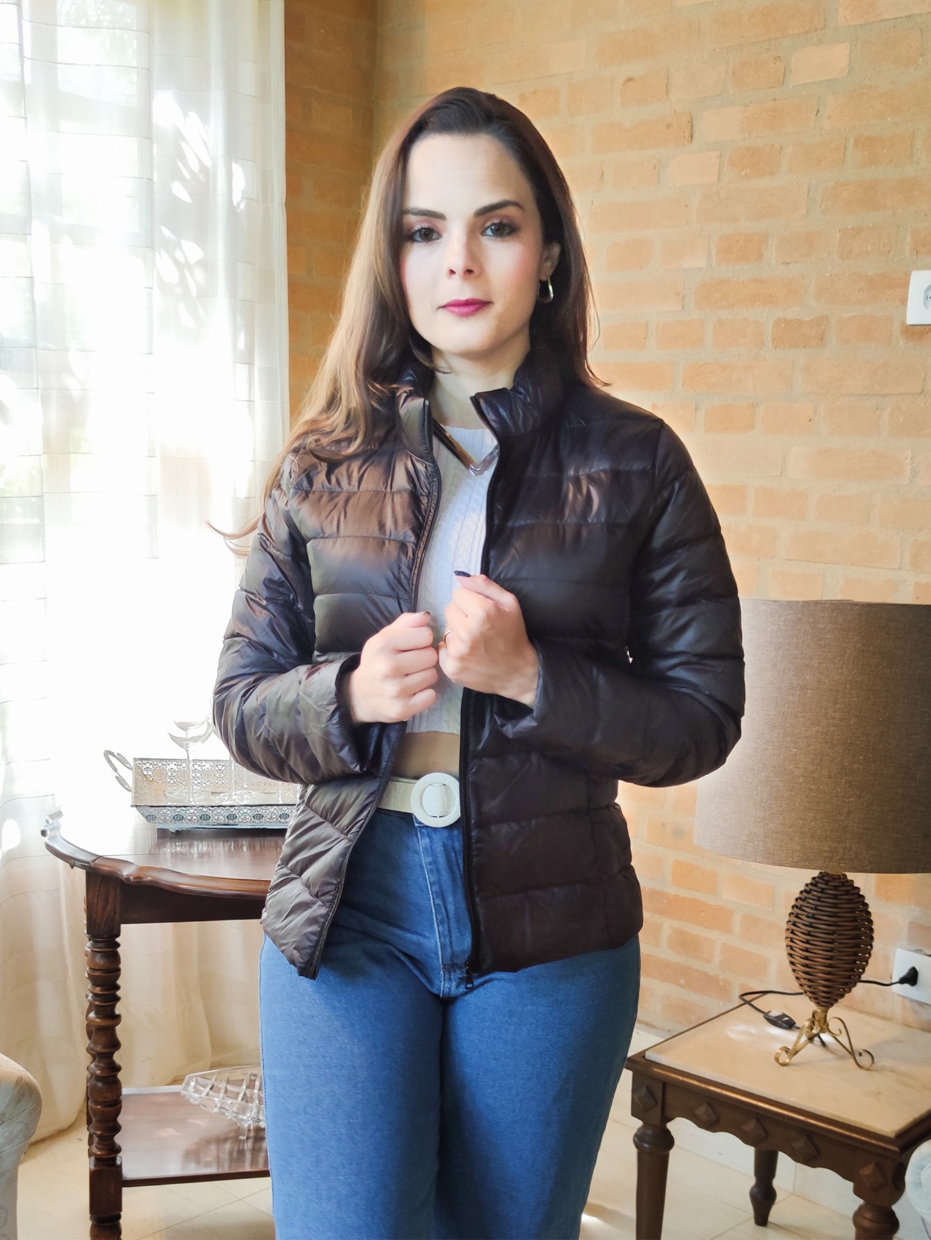 Jaqueta Feminina Puffer de Inverno