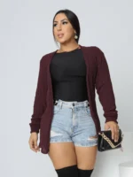 Casaco feminino de inverno para dias de frio