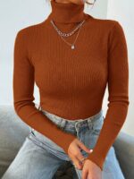 Blusa Feminina de inverno feita em tricô