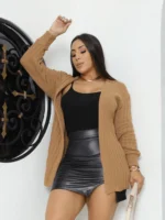 Casaco feminino de inverno para dias de frio