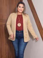 Casaco feminino de inverno para dias de frio