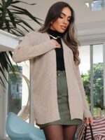 Casaco feminino de inverno para dias de frio