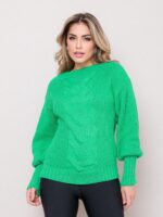 Blusa Feminina Feita de Tricô para o Frio