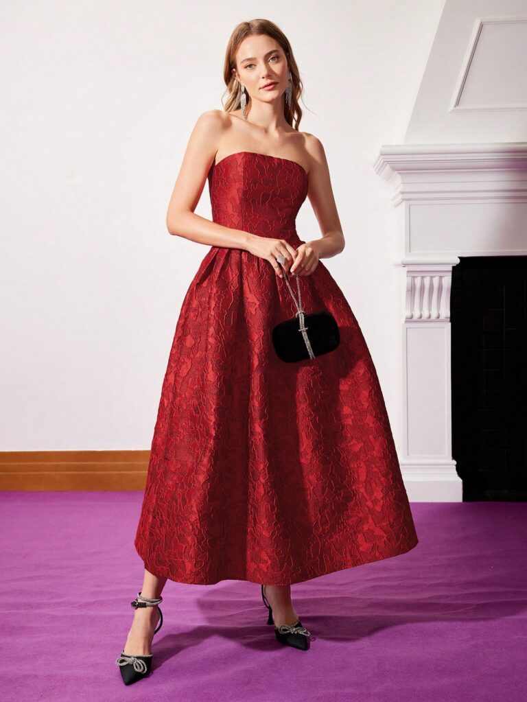 Vestido Festa Longo Sem Alças